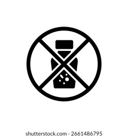 Signo de advertencia de alergia con signo de exclamación