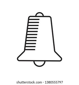 allert icon isolated on white background, vector illustration