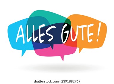 Alles gute!, All the best! in german