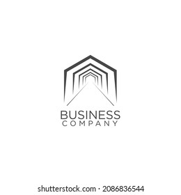 alley logo design design vector, construction and building logo, elegant logos