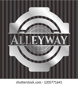 Alleyway silver badge or emblem