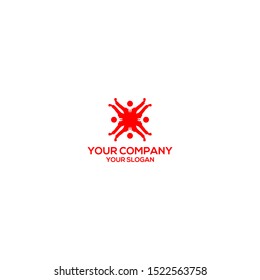 alliance community logo design vector