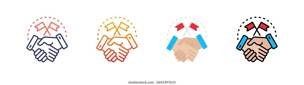 Allianz Multi Style Icon Set Vektor