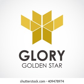 Alliance teamwork of geometric stripe abstract vector and logo design or template polygon business icon of company identity symbol concept