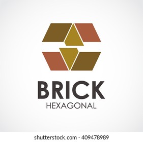 Alliance teamwork of geometric stripe abstract vector and logo design or template polygon business icon of company identity symbol concept