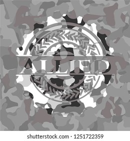 Allied on grey camo pattern