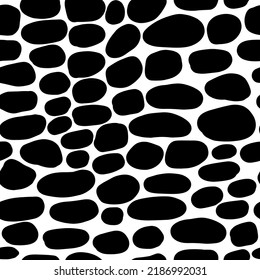 Alligator animal skin seamless pattern. Wild nature fabric print template. Simple wallpaper design.