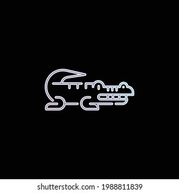 Icono de vector de gradiente azul de ligador
