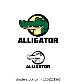 Alligator Crocodile Logo Vector