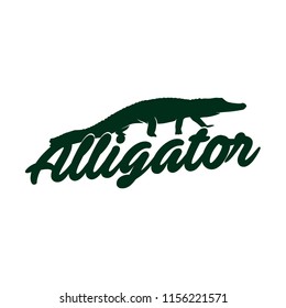 Alligator Crocodile Logo Vector