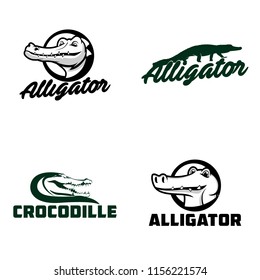 Alligator Crocodile Logo Vector