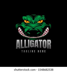 Alligator Crocodile Logo Vector Icon Illustration