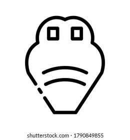 alligator icon or logo isolated sign symbol vector illustration - high quality black style vector icons
