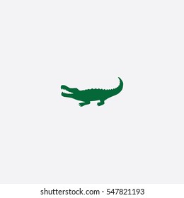 Alligator Icon Silhouette Vector Illustration

