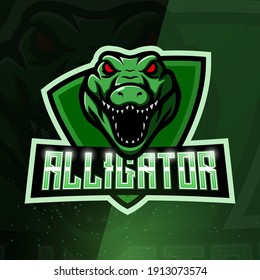 Alligator Mascot Esport Logo Design