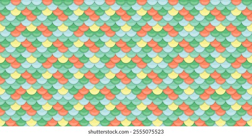 Alligator nautical to fun colors. Colourful textile on modern background. Elegant shape at scale geometry. Classical wrapping paper with wave patterned.