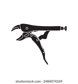 Alicates de cocodrilo icono ilustración diseño de Vector