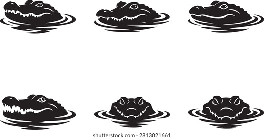 An alligator s head