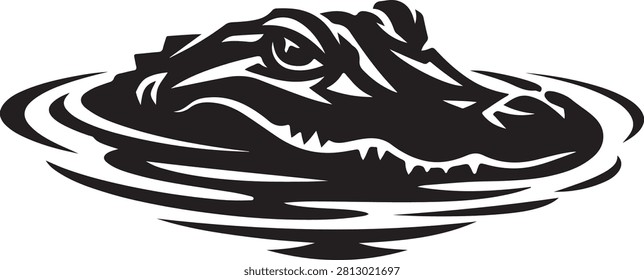 An alligator s head
