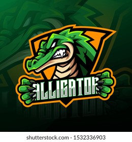 Alligator Sport Mascot Logo Design