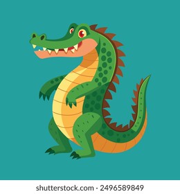 alligator vector art illustration design