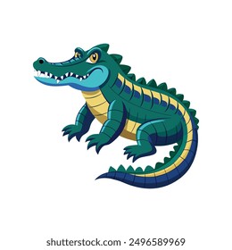 alligator vector art illustration design
