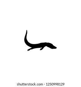 alligator vector icon. alligator sign on white background. alligator icon for web and app