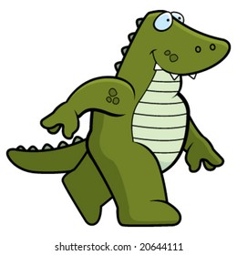 Alligator Walking
