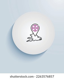all-in-one training platform icon vector design