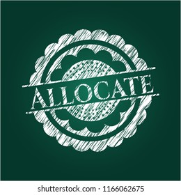 Allocate on chalkboard