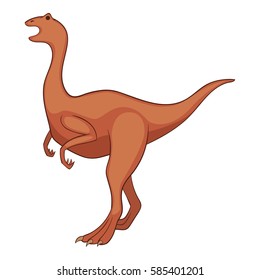 Allosaurus icon. Cartoon illustration of allosaurus vector icon for web