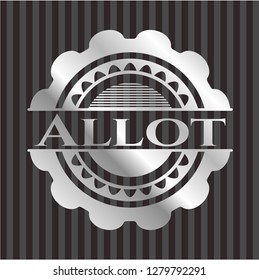 Allot silvery emblem
