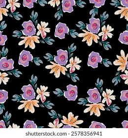 Allover Digital design Floral Design Pattern