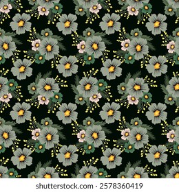 Allover Digital design Floral Design Pattern