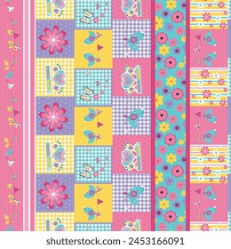 allover floral pattern Morden style blur wave grunge effect art. Spring Watercolor flowers and plants. Abstract Design for cover page, banner, wall paper parda, rug, saree, suit, tile, fabric printing