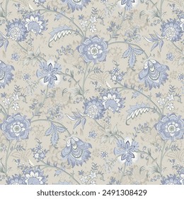 allover flowers and leaves pattern mother collection elegant