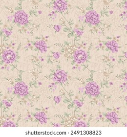 allover flowers and leaves pattern mother collection elegant