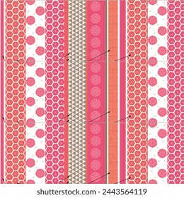 allover geometrical figures pattern to be used in textile designing