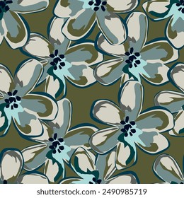 allover pattern seamless floral pattern new digital print textile design summer special