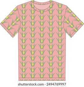 allover print design illustration for fashion design