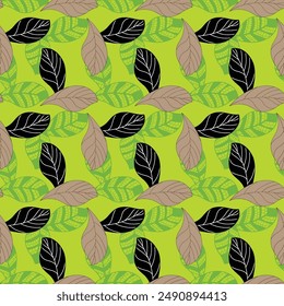 Allover seamless flowers design pattern, for fabric and paper print etc