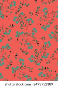 Allover textile fabric print deisgn, wallpapaer