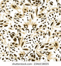 allover  vector abstract pattern on white background