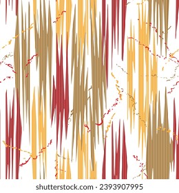 patrón de tiras abstractas de vectores de allover en material de fondo blanco