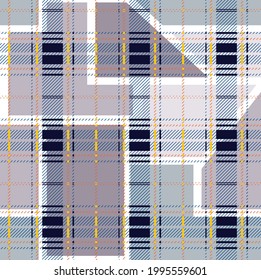 allover vector checks pattern on grey background