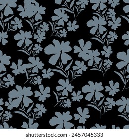 allover vector small flower pattern on vector stock