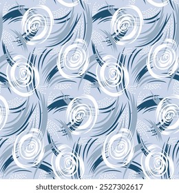 allover vector strips pattern on blue background