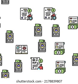 Ilustración de líneas delgadas con el vector de ayuda financiera de asignación