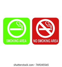 allowed and ban smoking area
