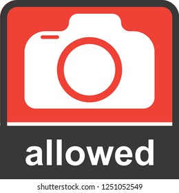 allowed icon for web and print 